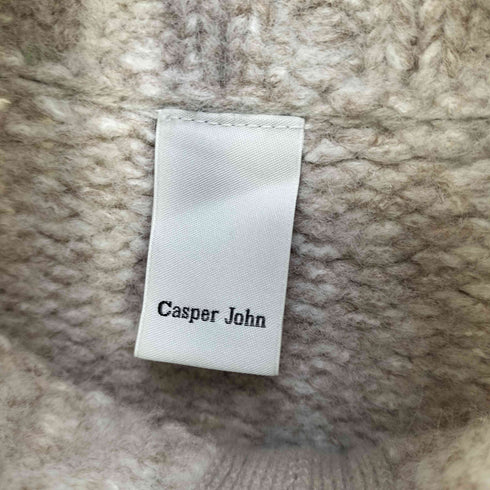 キャスパージョン CASPER JOHN Wool mix drivers knit ウールミックスドライバーズニット メンズ JPN:XS