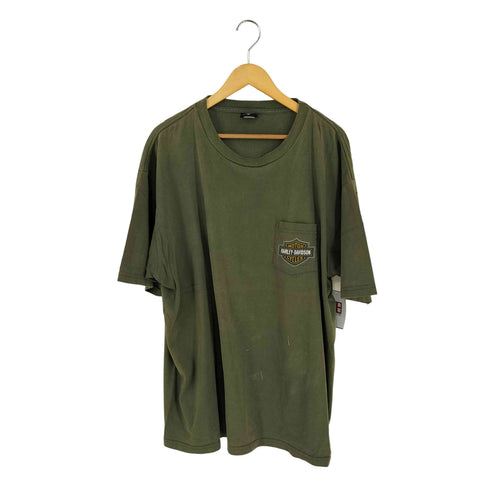 ハーレーダビッドソン HARLEY-DAVIDSON USA製 両面プリント ポケットTEE メンズ 2X
