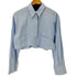 ザラ ZARA クロップドシャツ 2ポケット レディース import:S