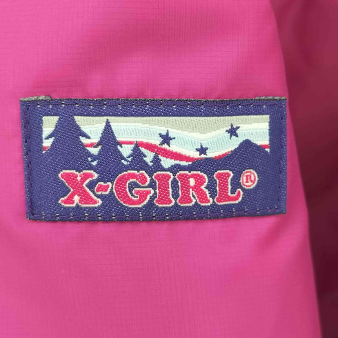 エックスガール X-girl 迷彩 リバーシブル 中綿ジャケット レディース JPN:2