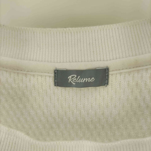 ジャーナルスタンダードレリューム JOURNAL STANDARD relume 23AW HEAVY HONNYCOMB CN ヘビーハニカム クルーネック メンズ JPN:M