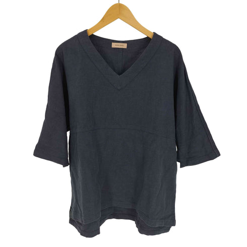 ビームスライツ BEAMS Lights 23SS リネン フットボール Tシャツ メンズ JPN:M