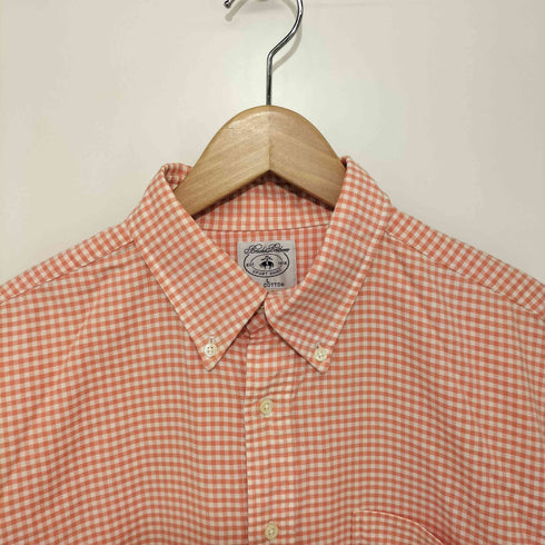 ブルックスブラザーズ BROOKS BROTHERS ギンガムチェック BD L/S SHIRT ボタンダウンシャツ メンズ import:L