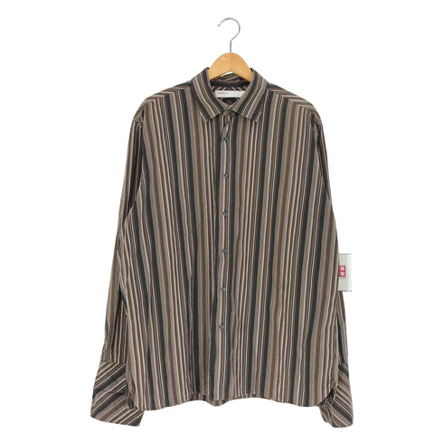 ペリーエリス PERRY ELLIS ストライプ カフスシャツ メンズ import:XL