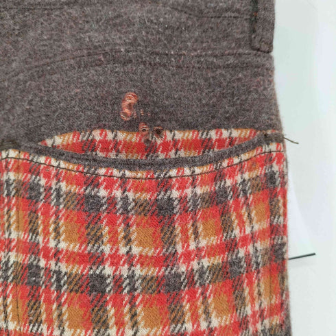 ジュンヤワタナベコムデギャルソンマン JUNYA WATANABE COMME des GARCONS MAN AD2003 ウールアンゴラ混 チェックパンツ メンズ JPN:S