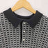 エマクローズ EMMA CLOTHES S/S ジャガードクラシックパターンニットポロシャツ メンズ JPN:M