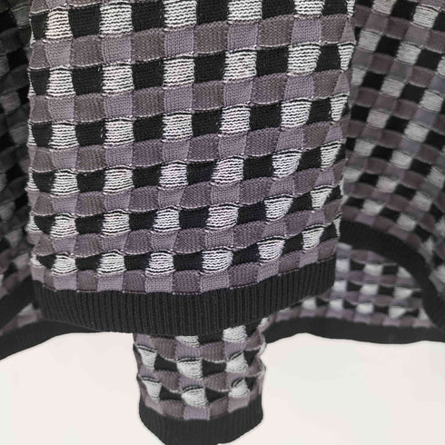 アドラー ADRER extra quality block check polo knit メンズ JPN:L