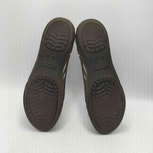 クロックス crocs フローラルカットフラットシューズ レディース US:8
