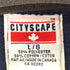 CITYSCAPE カナダ製 ハーフジップスウェット メンズ import:L