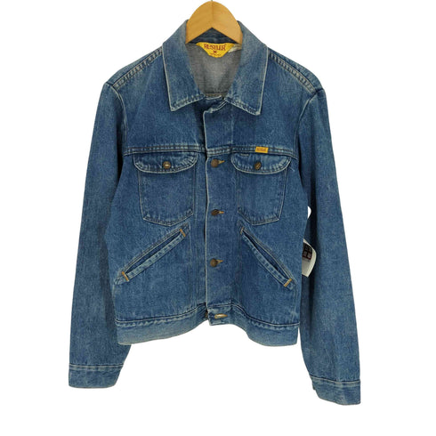 ラスラー RUSTLER 70-80S USA製 三角タグ 13oz デニムジャケット メンズ import:M
