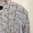 トリココムデギャルソン tricot COMME des GARCONS 小花柄シワ加工フリルブラウス レディース M
