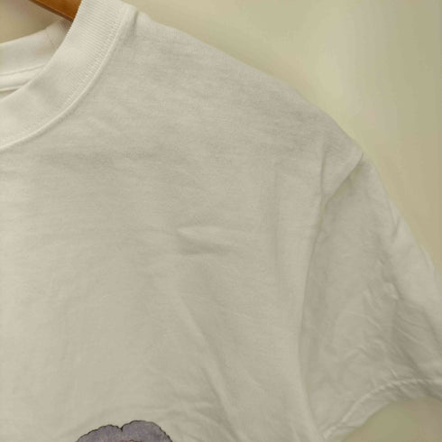 ロクビューティーアンドユースユナイテッドアローズ 6 BEAUTY & YOUTH UNITED ARROWS ヴィンテージ加工 キャラクタープリントS/S TEE レディース M