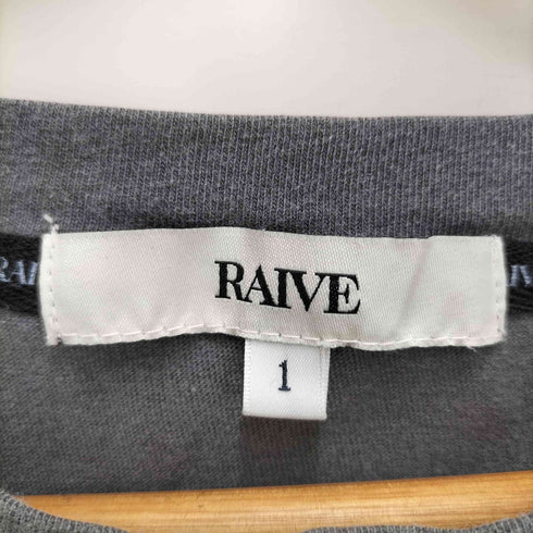 RAIVE ヴィンテージ加工 S/SプリントTEE レディース 1