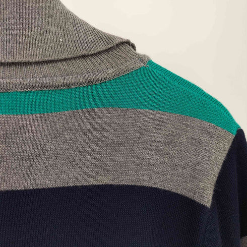 コイビトミサキ koibito misaki タートル ボーダー ニット ワンピース ロング トップス レディース M-L