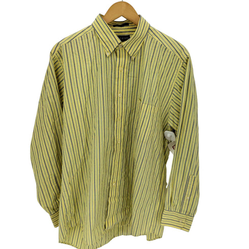 チャップス CHAPS ストライプ L/S BDシャツ メンズ LARGE