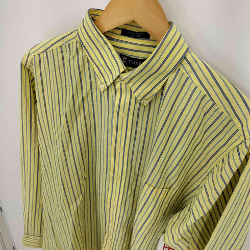 チャップス CHAPS ストライプ L/S BDシャツ メンズ LARGE