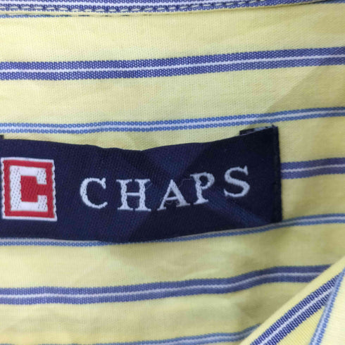 チャップス CHAPS ストライプ L/S BDシャツ メンズ LARGE