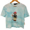ポロバイラルフローレン Polo by RALPH LAUREN タイダイ染めベアプリントクルーネックTシャツ レディース M