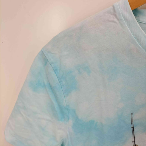 ポロバイラルフローレン Polo by RALPH LAUREN タイダイ染めベアプリントクルーネックTシャツ レディース M