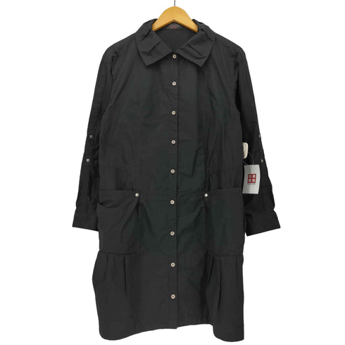 ヒロココシノ HIROKO KOSHINO TRUNK デザイン ロング シャツ ジャケット コート レディース JPN:40