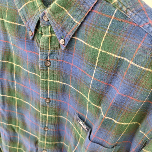 チャップスラルフローレン CHAPS RALPH LAUREN コットン L/Sチェックネルシャツ メンズ JPN:XL