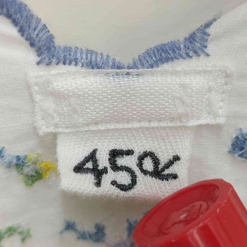 フォーティーファイブアール 45R タペットダンプのハンカチーフ刺繍ブラウス レディース