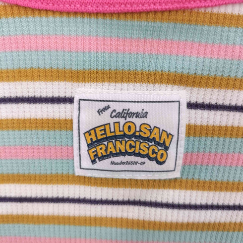 HELLO.SANFRANCISCO マルチボーダーリボンTEE レディース ONE