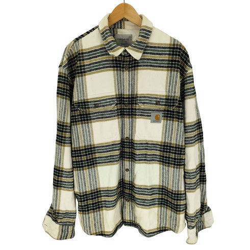 カーハートワークインプログレス Carhartt WIP 23AW L/S HAWKINS SHIRT ホーキンス ヘビーツイル チェック シャツ メンズ import:L