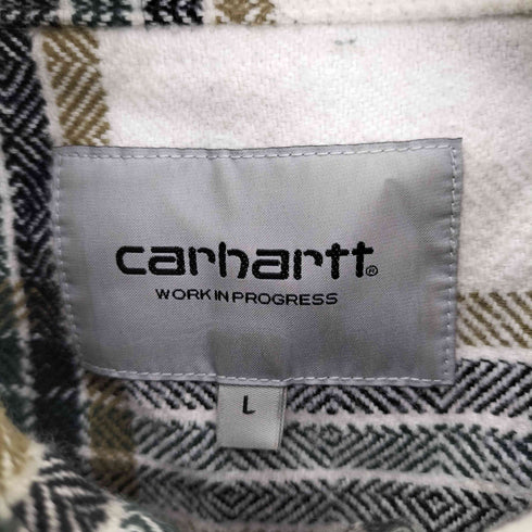 カーハートワークインプログレス Carhartt WIP 23AW L/S HAWKINS SHIRT ホーキンス ヘビーツイル チェック シャツ メンズ import:L
