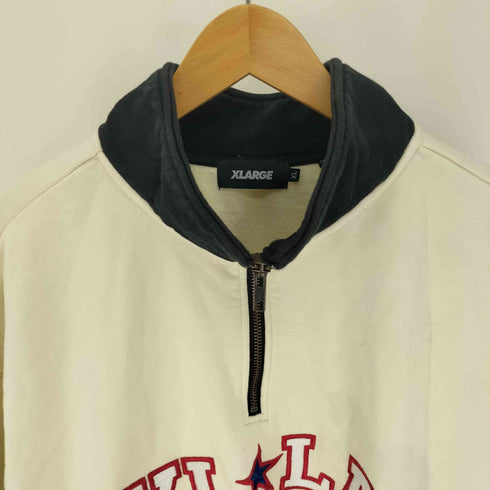 エクストララージ XLARGE 24SS XLLA HALF ZIP SWEATSHIRT ハーフジップ スウェットシャツ メンズ import:XL