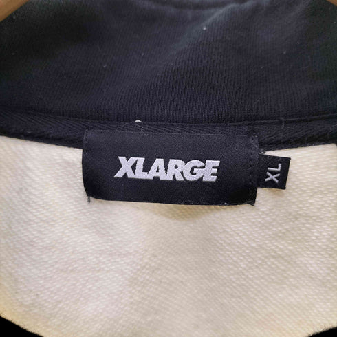 エクストララージ XLARGE 24SS XLLA HALF ZIP SWEATSHIRT ハーフジップ スウェットシャツ メンズ import:XL