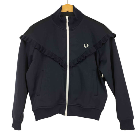 フレッドペリー FRED PERRY フリルデザイン TRACK JACKET レディース UK:10