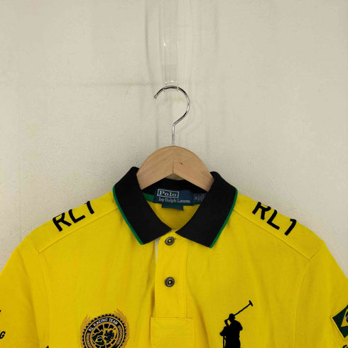 ポロバイラルフローレン Polo by RALPH LAUREN CUSTOM FIT RL RACING BIGポニー ポロシャツ メンズ JPN:M