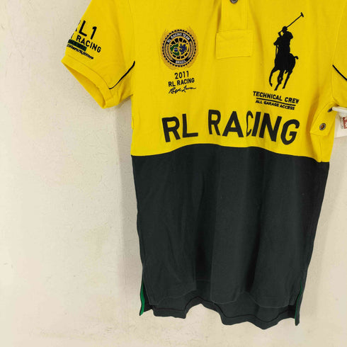 ポロバイラルフローレン Polo by RALPH LAUREN CUSTOM FIT RL RACING BIGポニー ポロシャツ メンズ JPN:M