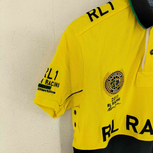 ポロバイラルフローレン Polo by RALPH LAUREN CUSTOM FIT RL RACING BIGポニー ポロシャツ メンズ JPN:M