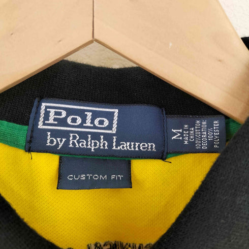 ポロバイラルフローレン Polo by RALPH LAUREN CUSTOM FIT RL RACING BIGポニー ポロシャツ メンズ JPN:M