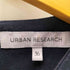 アーバンリサーチ URBAN RESEARCH くるみ釦ストレートロングワンピース レディース JPN:36
