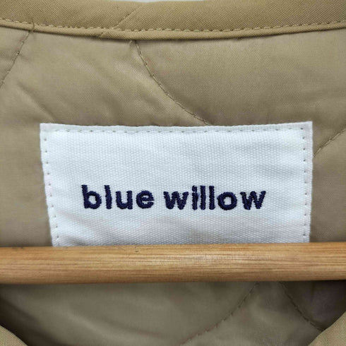BLUE WILLOW キルティングロングベスト レディース