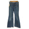 ラングラー Wrangler 70S Sportswearタグ ブッシュ フレア デニム パンツ ベルボトム レディース WAIST28/71