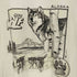 DELSOL 00s メキシコ製 ©2000 アラスカ gray WOLFプリントTシャツ メンズ import:M
