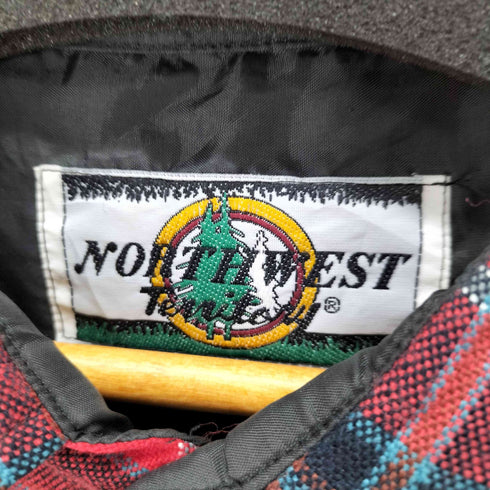 ノースウエストテリトリー NORTHWEST TERRITORY 80-90S ウールチェックL/S シャツ フラップポケット ビッグサイズ メンズ