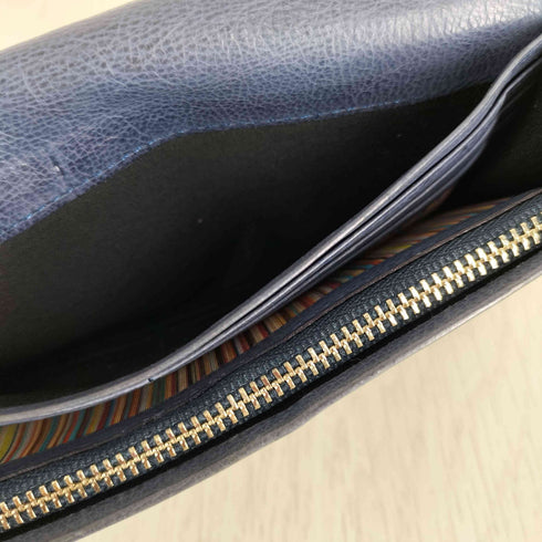 ポールスミス Paul Smith インカスレザー 小銭入れ付き長財布 メンズ