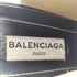 バレンシアガ BALENCIAGA イタリア製 バックストラップ カーフレザー カバー ヒール パンプス サンダル レディース EUR:38