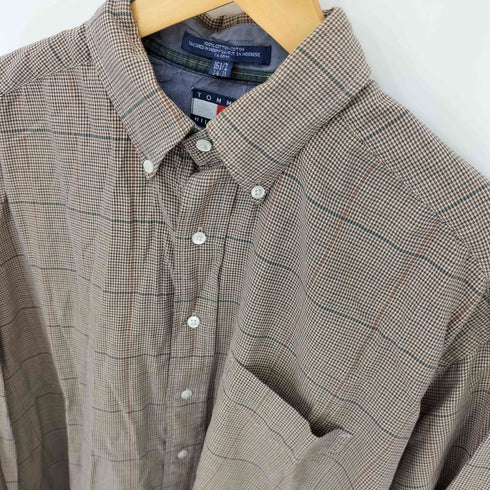 トミーヒルフィガー TOMMY HILFIGER ガンクラブチェック L/S BDシャツ メンズ 161/2