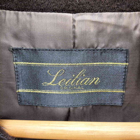 レリアン Leilian ミンクファー付き アルパカ コート レディース