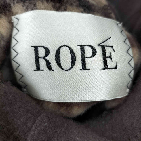 ロペ ROPE ウール ノーカラーコート レディース DE:38