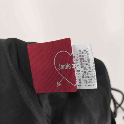 ジェイミーエーエヌケー jamie フェイクレザー スピンドル コルセット ギャザー スカート レディース JPN:M