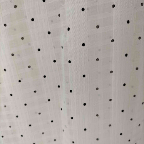 ドット柄シアーブラウス 透け レディース import:XL