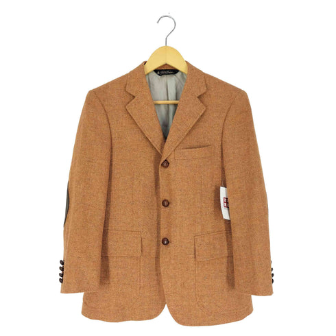 ブルックスブラザーズ BROOKS BROTHERS ヘリンボーン エルボーパッチ クルミボタン 3B ウールテーラードジャケット メンズ