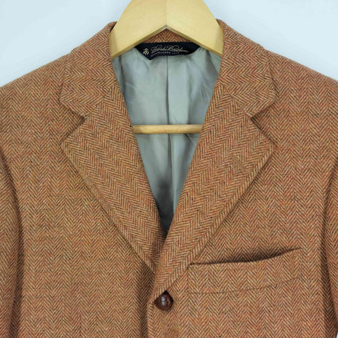 ブルックスブラザーズ BROOKS BROTHERS ヘリンボーン エルボーパッチ クルミボタン 3B ウールテーラードジャケット メンズ